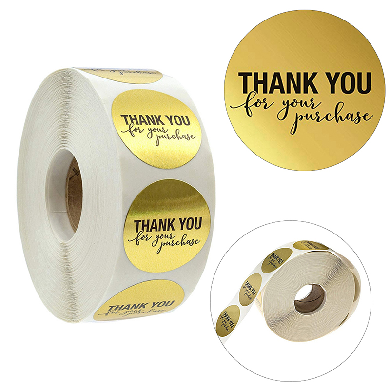 thank you stickers 6 different design thank you designs 500 pcs per